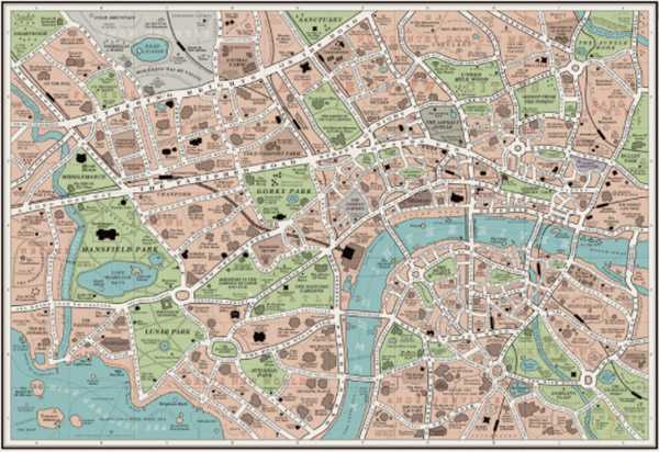 fictional book maps