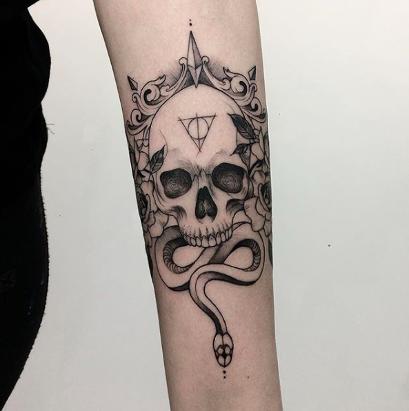 UPDATED] 40 Sinister Slytherin Tattoos