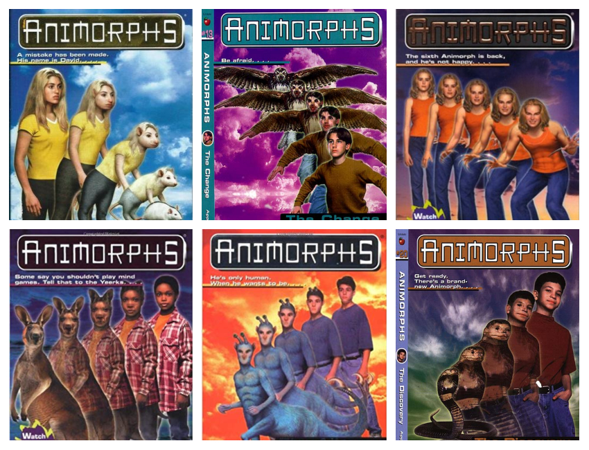 All 54 Animorphs books are all available for free online For