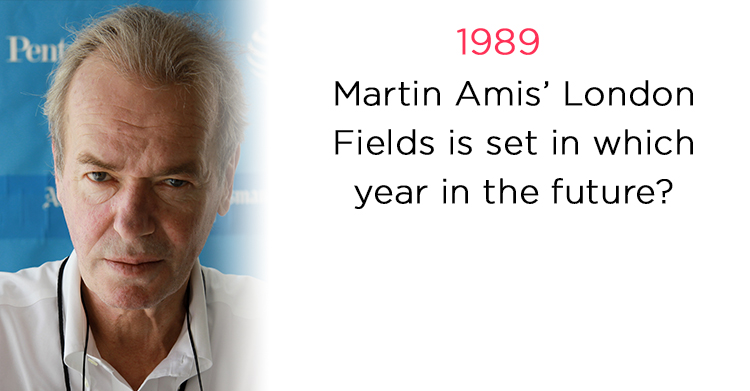 Quiz – Literary Events Timeline (19) 1980-1989 - For Reading Addicts London Fields Martin Amis